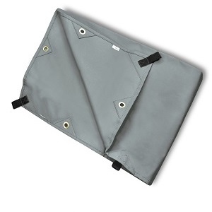 12OZ Heavy Duty Canvas Tarpaulin Grey